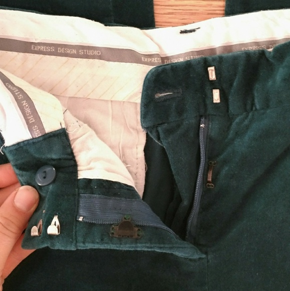 Teal Suede Pants - Picture 4 of 4